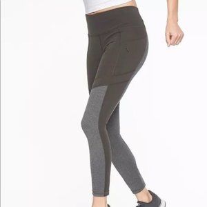 Athleta All In Structure 7/8 Tight Arbor Olive